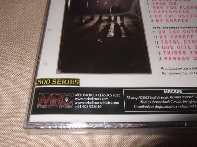 TOTAL STRANGER,メロハー,メロディアスハード,新品,限定500