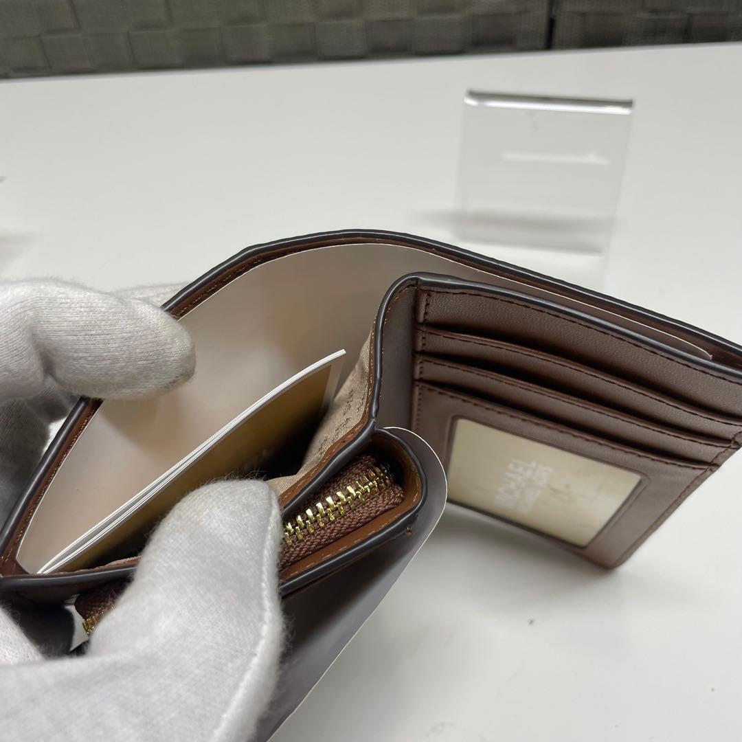 N*品様 新品　MICHAEL KORS 二つ折り財布 ブラウン系