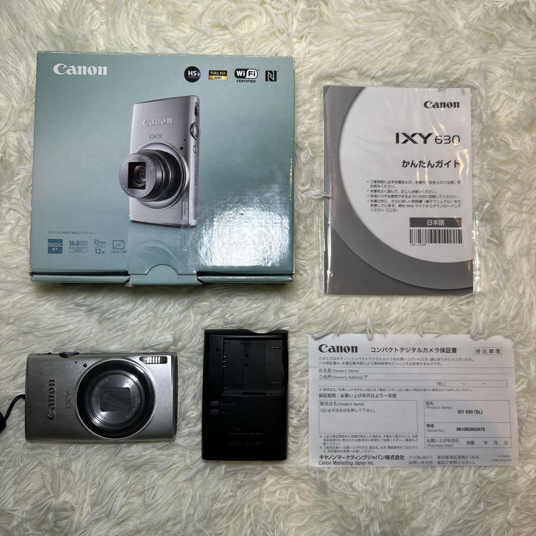 Canon IXY 630 コンパクトデジタルカメラ シルバー