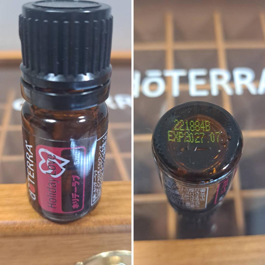 doTERRA エッセンシャルオイル 木箱とオイル8本セット　開封済品