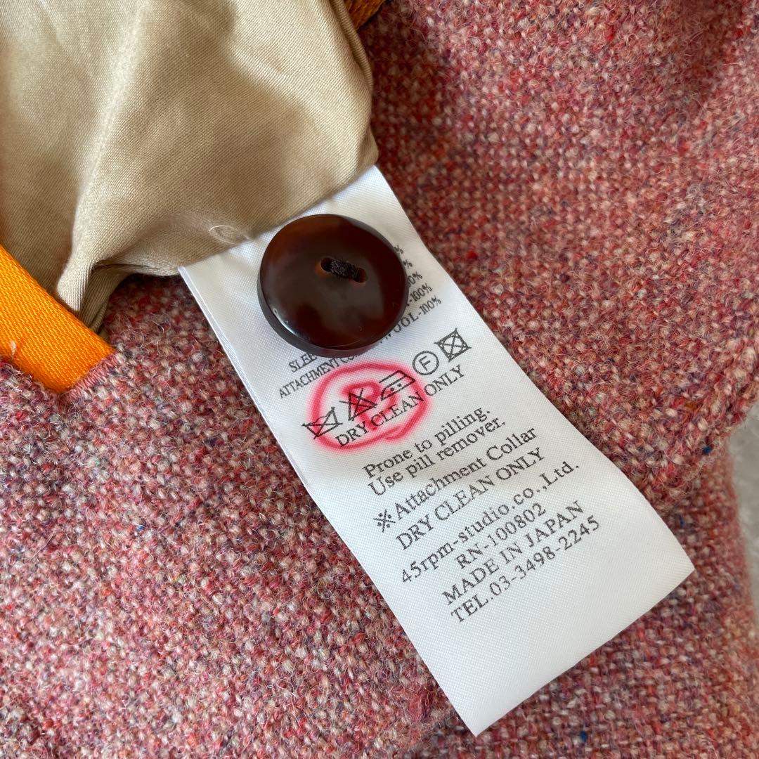 美品【定価8万】45R × Lovat(ラバット)社製 別注ツイードジャケット