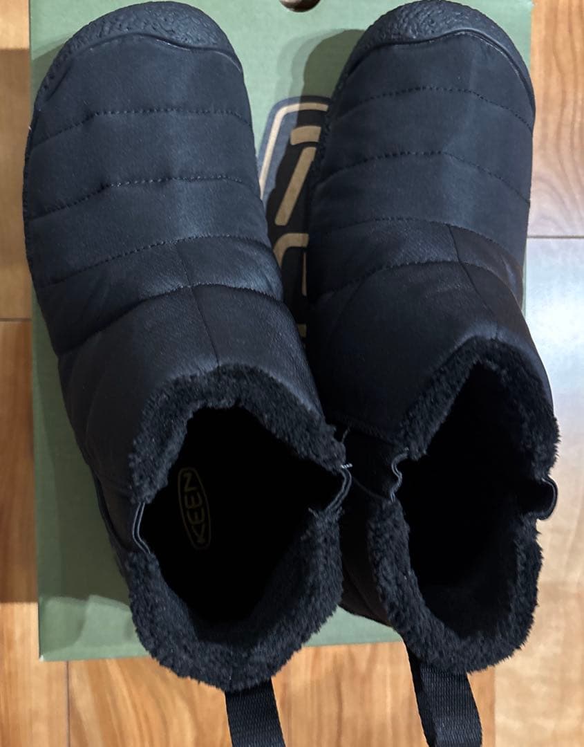 KEENハウザーミッドブラック25.5キーンブーツ