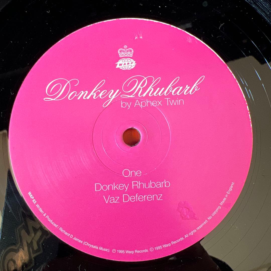 APHEX TWIN Donkey Rhubarb -12インチEP レコード