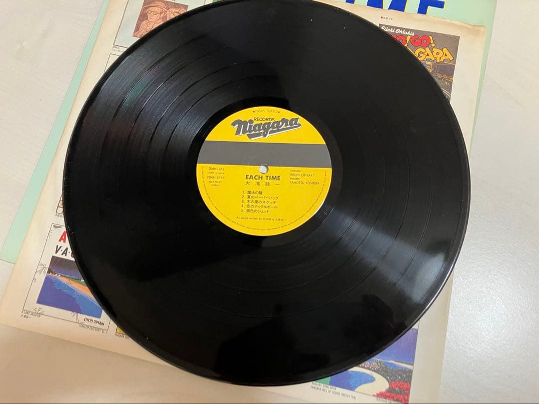 大滝詠一 LP/A LONG VACATION、EACH TIME +1/3枚
