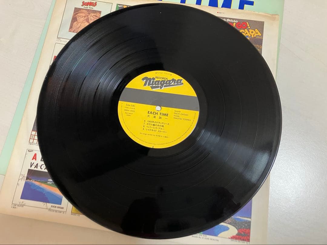 大滝詠一 LP/A LONG VACATION、EACH TIME +1/3枚