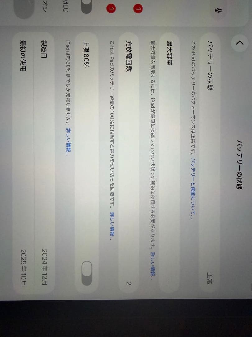 iPad Air M2 13インチWIFI 保護ガラス貼り付け済み