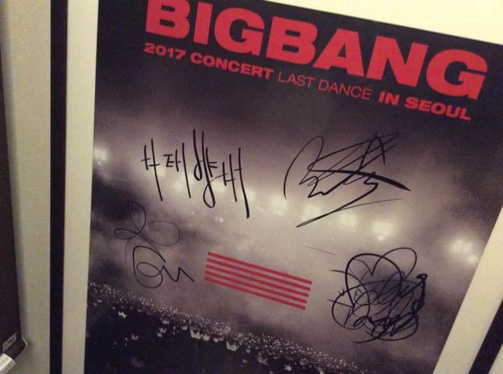 BIGBANG LAST DANCE ソウルコン 非売品ポスター