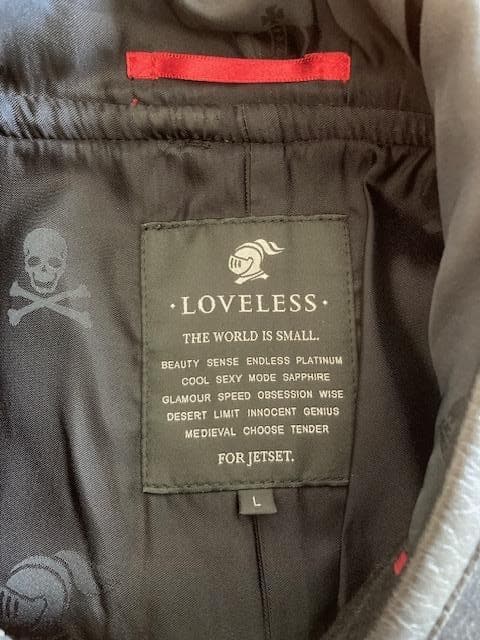 メンズ ブラック Loveless ラブレス ダッフルコート – サイズ L