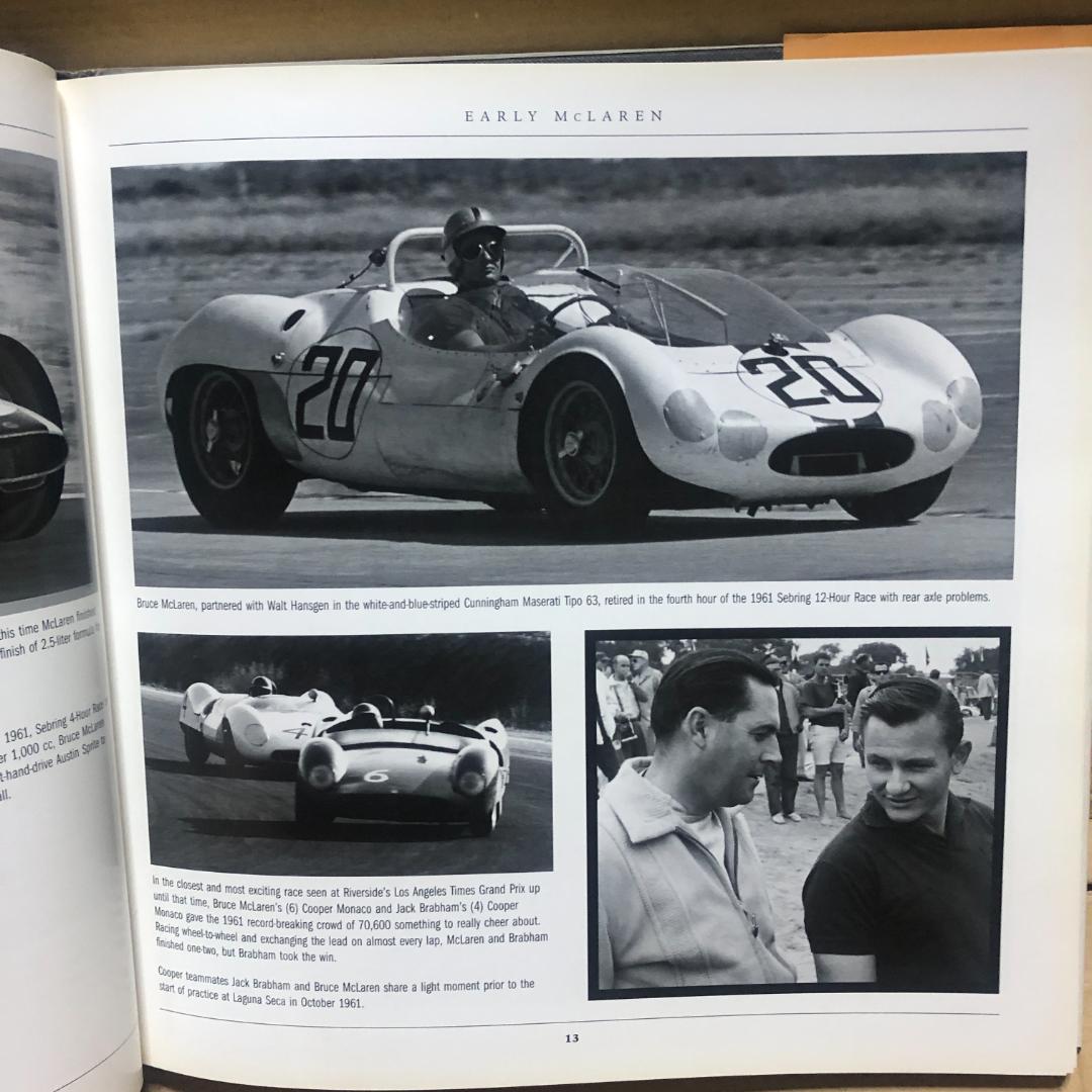 洋書 MCLAREN RACING SPORTS CARS