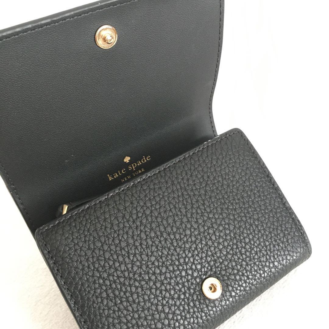 ケイトスペード 財布 レディース 2つ折り 折財布 コンパクト レザー