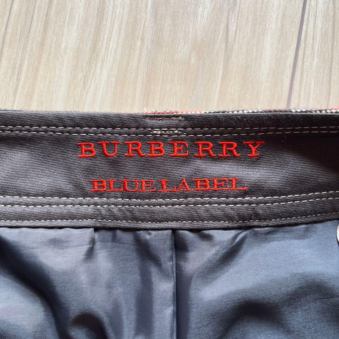 BURBERRY BLUE LABEL チェック柄キュロット 38