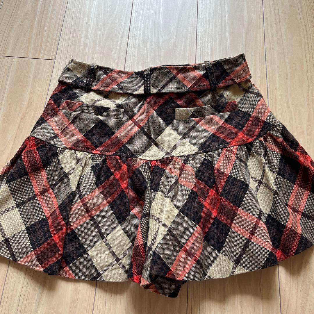 BURBERRY BLUE LABEL チェック柄キュロット 38