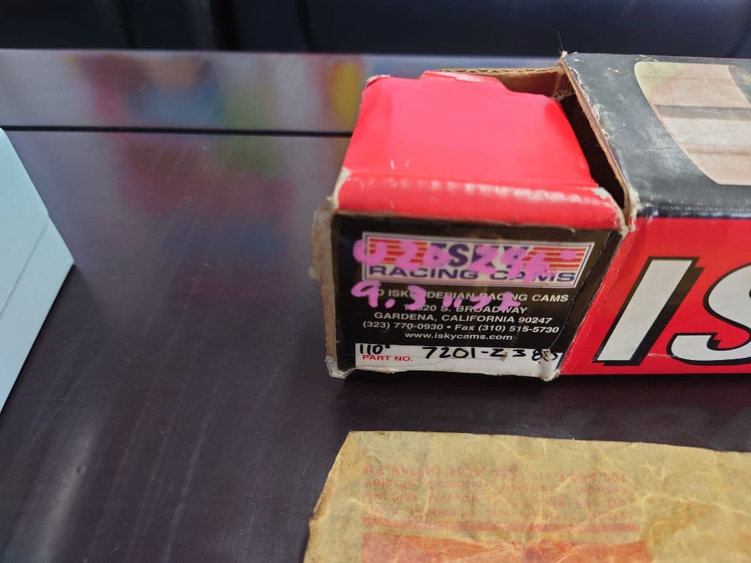 SR311 U20 Iskenderian cams カムシャフト 未使用品