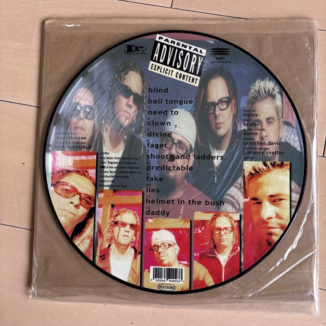 KORN / IMMORTAL ピクチャーディスク レコード