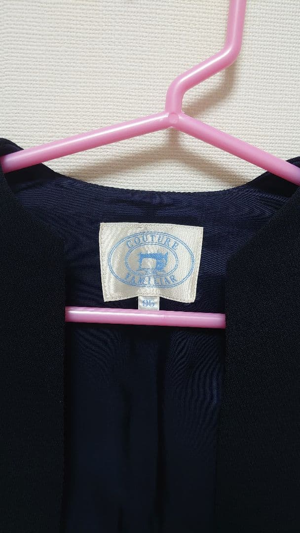 ☆COUTURE FAMILIA☆濃紺ワンピース&ジャケットセット