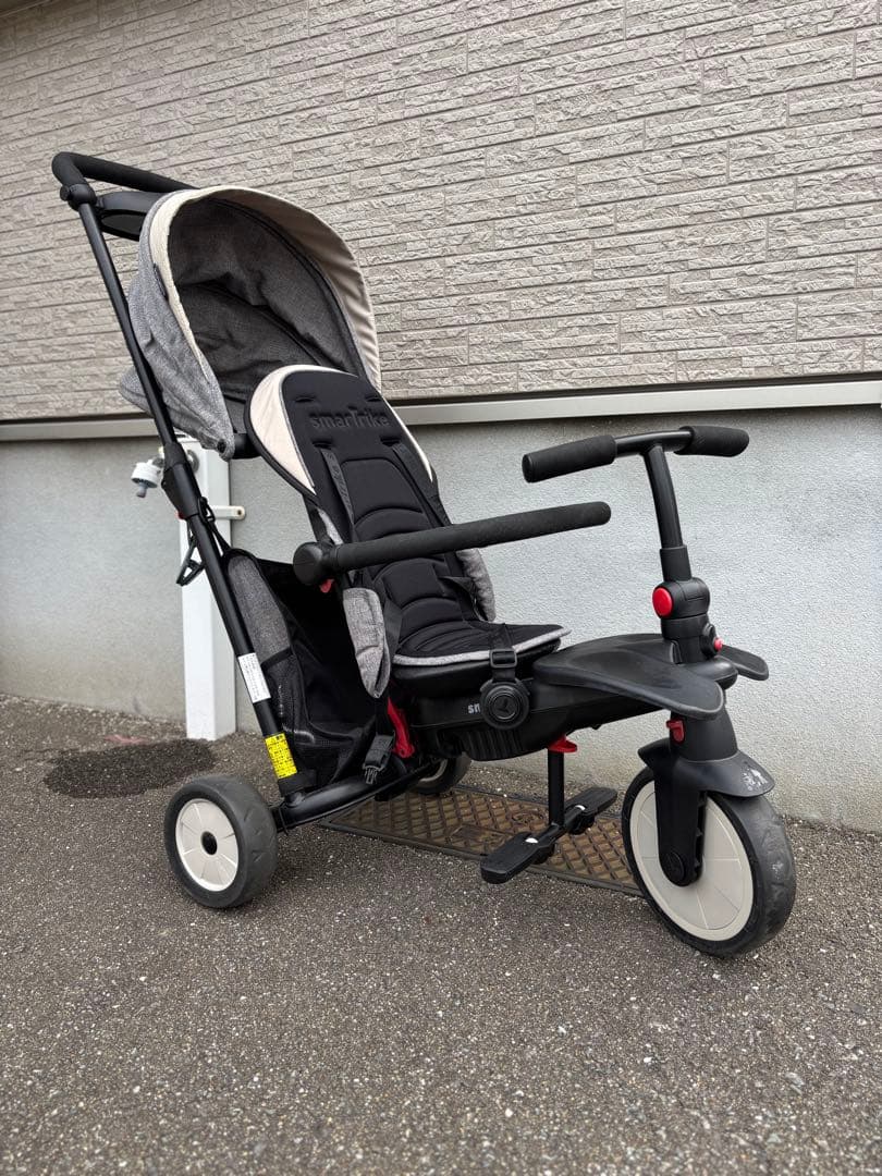 smarTrike スマートトライク 三輪車 ベビーカー仕様 折りたたみ可