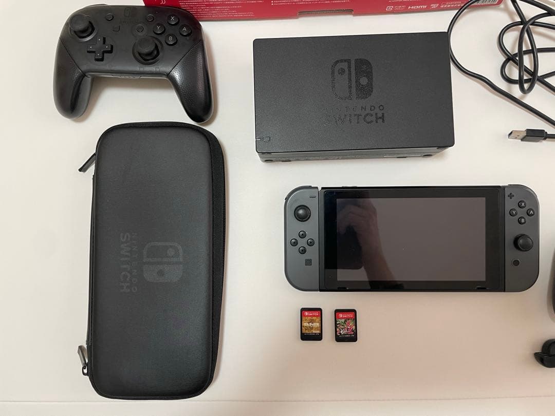 Nintendo Switch 本体 プロコン ソフト SDカード128GB付き