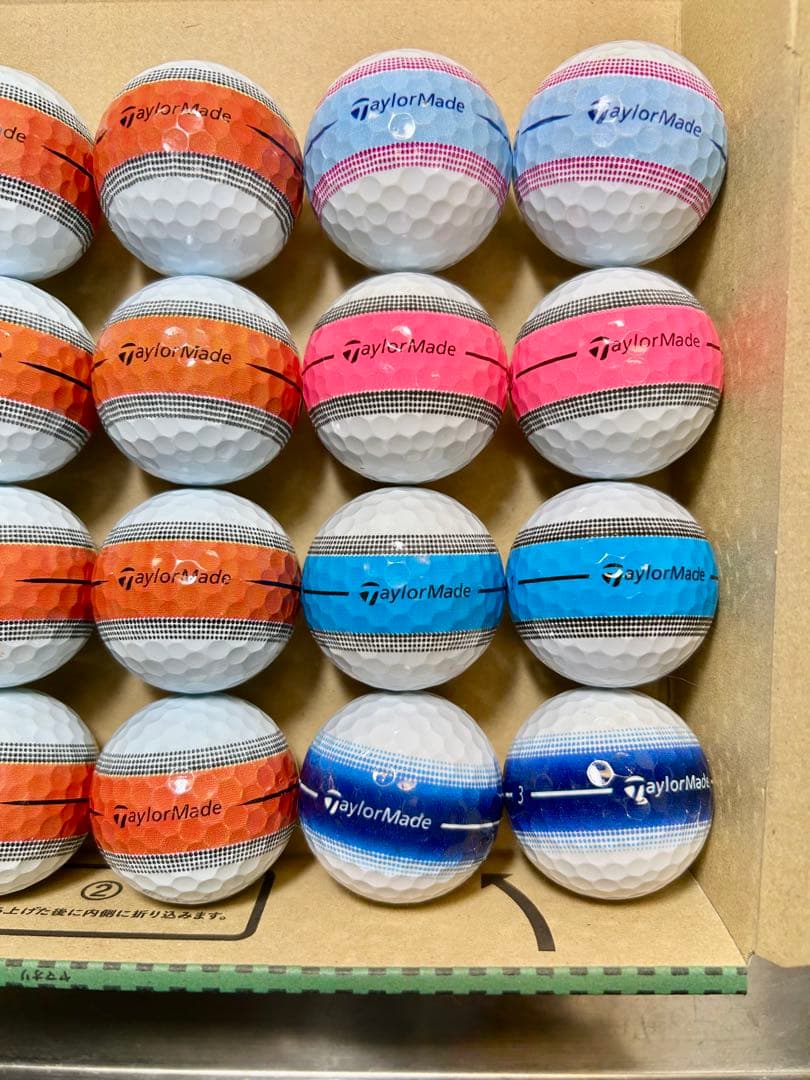 TaylorMade ツアーレスポンス　マルチカラー2ダース