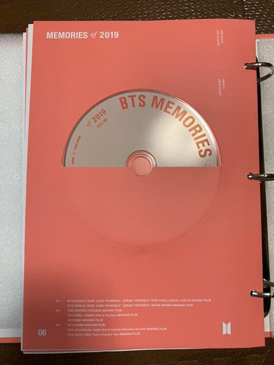 K-POP・アジア BTS MEMORIES 2019  DVD
