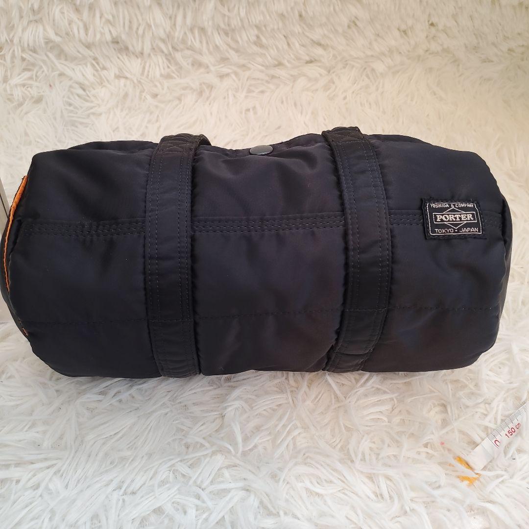 ⭐極美品⭐PORTER タンカー ミニ ドラムバッグ 黒 Sサイズ