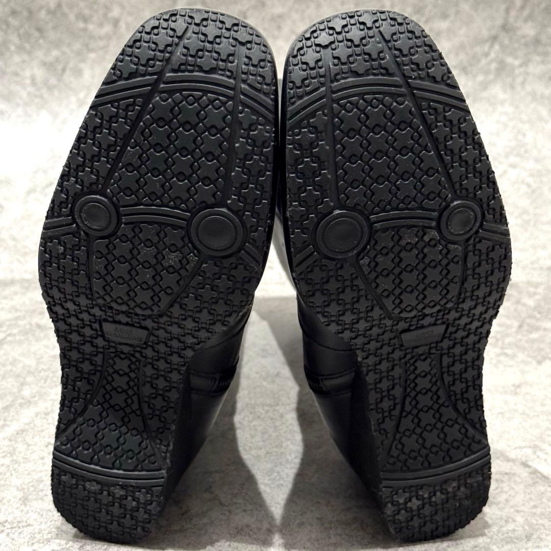 【美品】asics WALKING pedala　24 ブーツ　サイドジップ