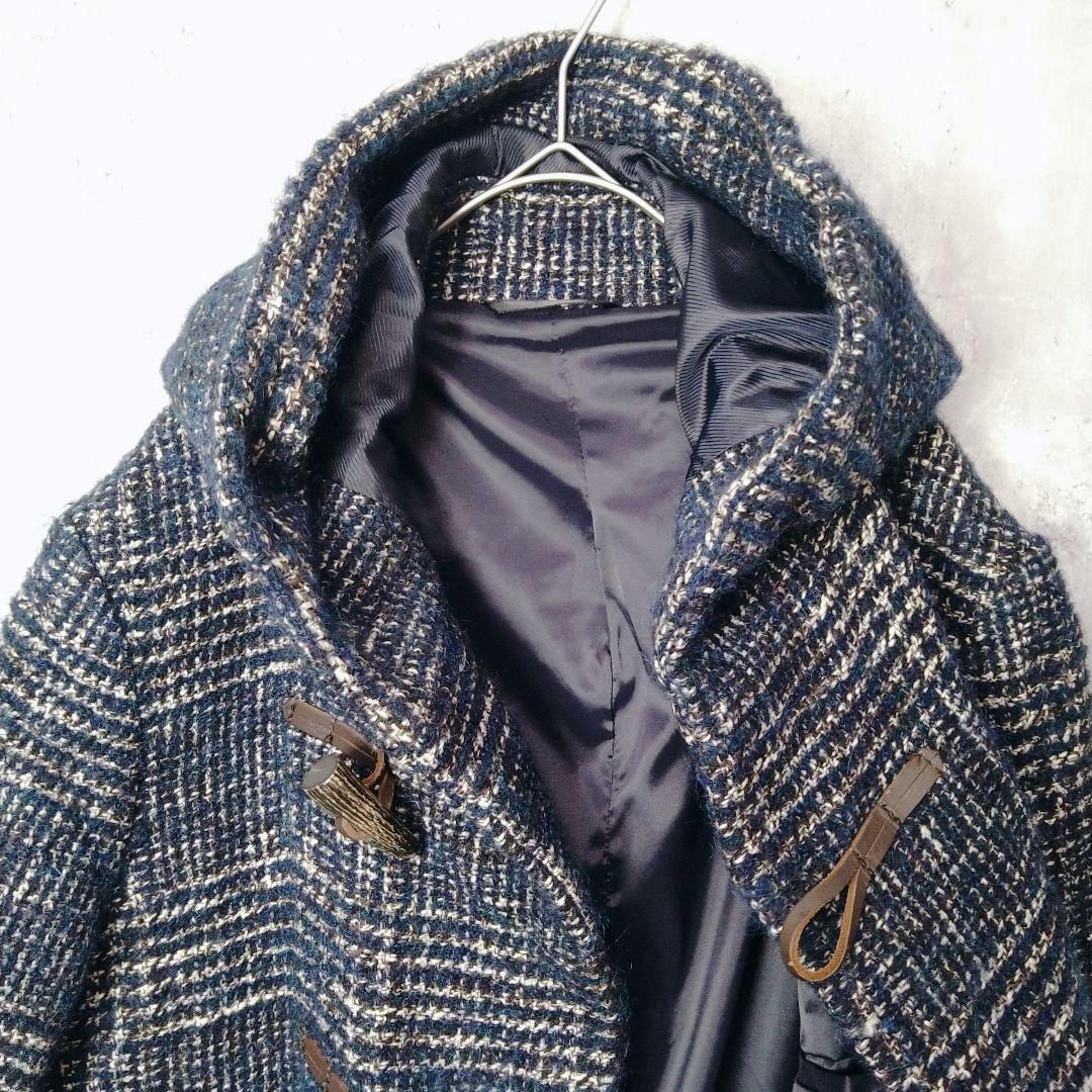 JOSEPH ABBOUD アルパカ モヘア ダッフルコート M フード付き