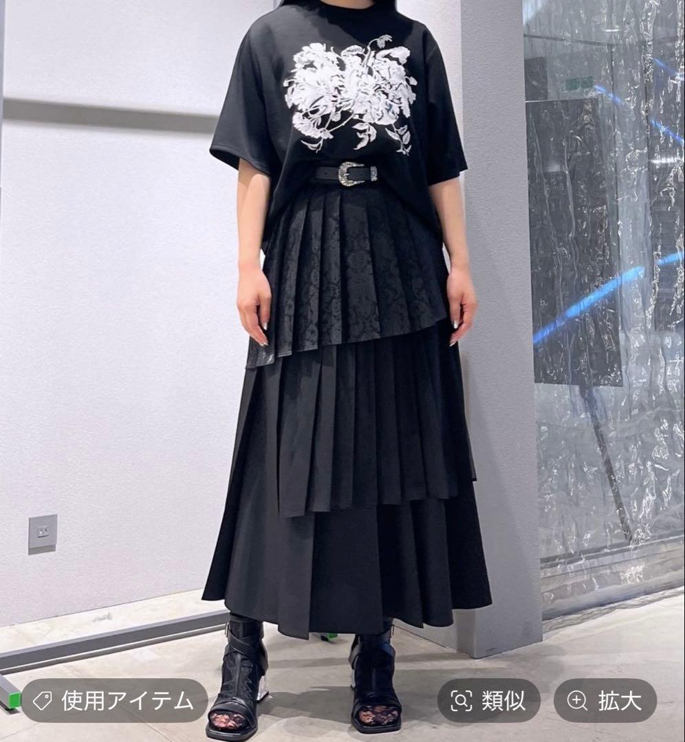 【HARE】【極美品】【値下げ可】【完売商品】ブラックプリーツスカート