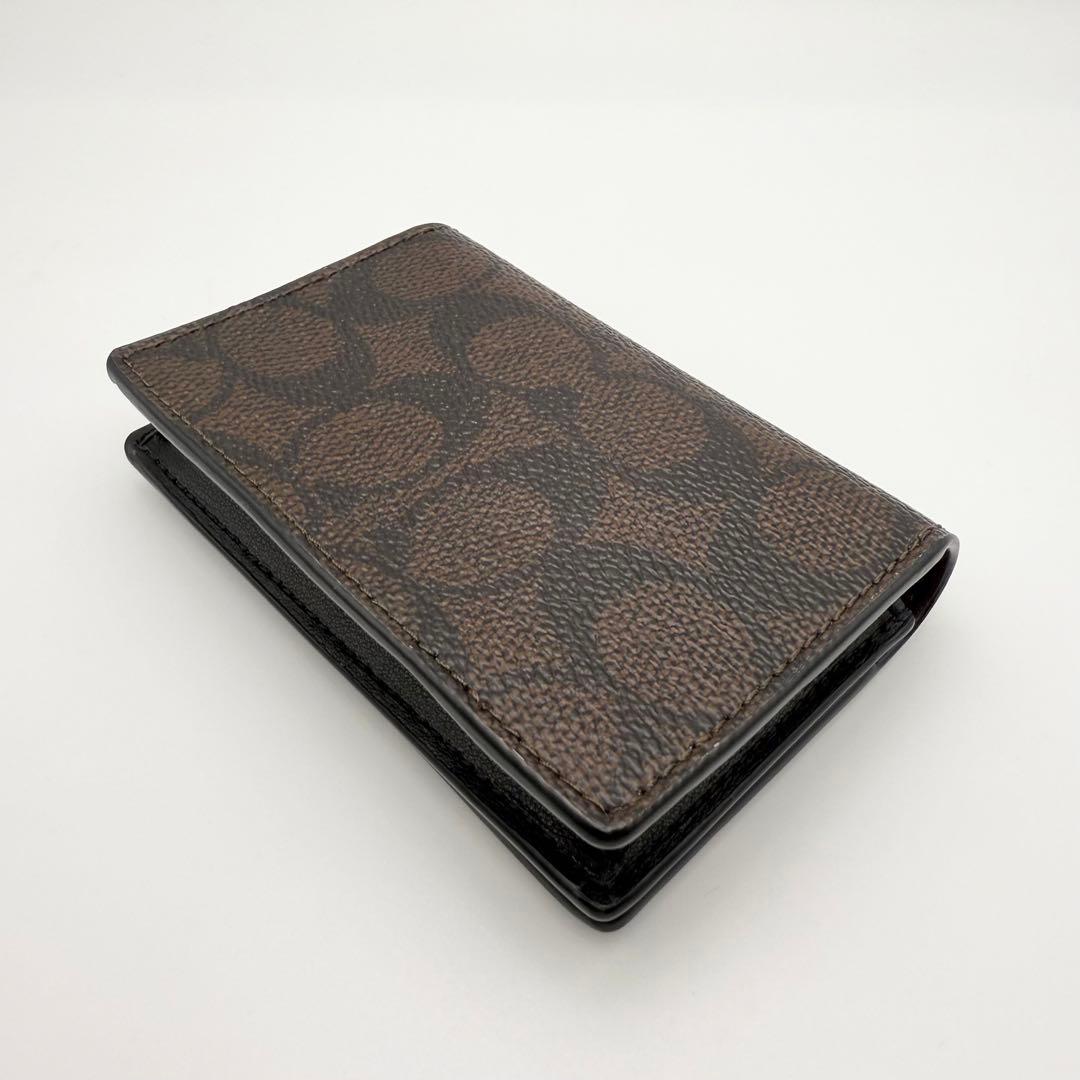 COACH 大人気！！ ビジネス カードケース シグネチャー 名刺入れ 新品