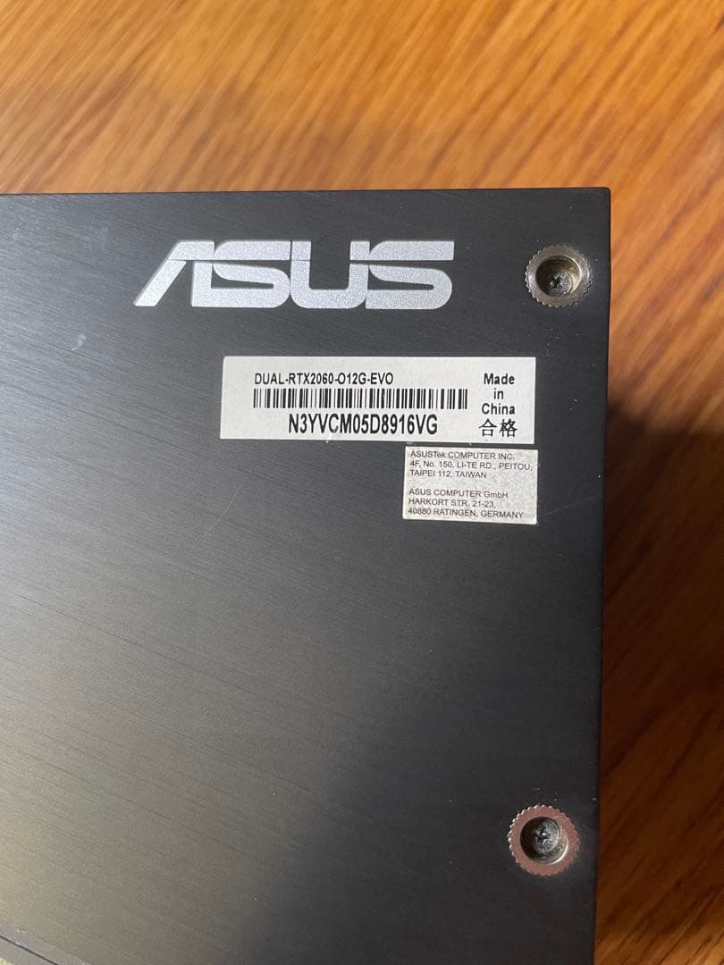 ASUS RTX2060 12GB グラフィックボード