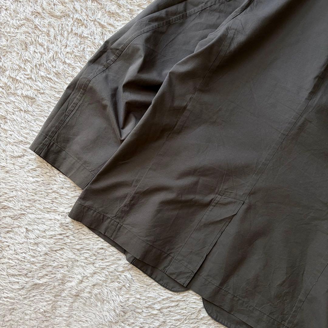 マーガレットハウエル コットン シルク ジャケット S グレージュ