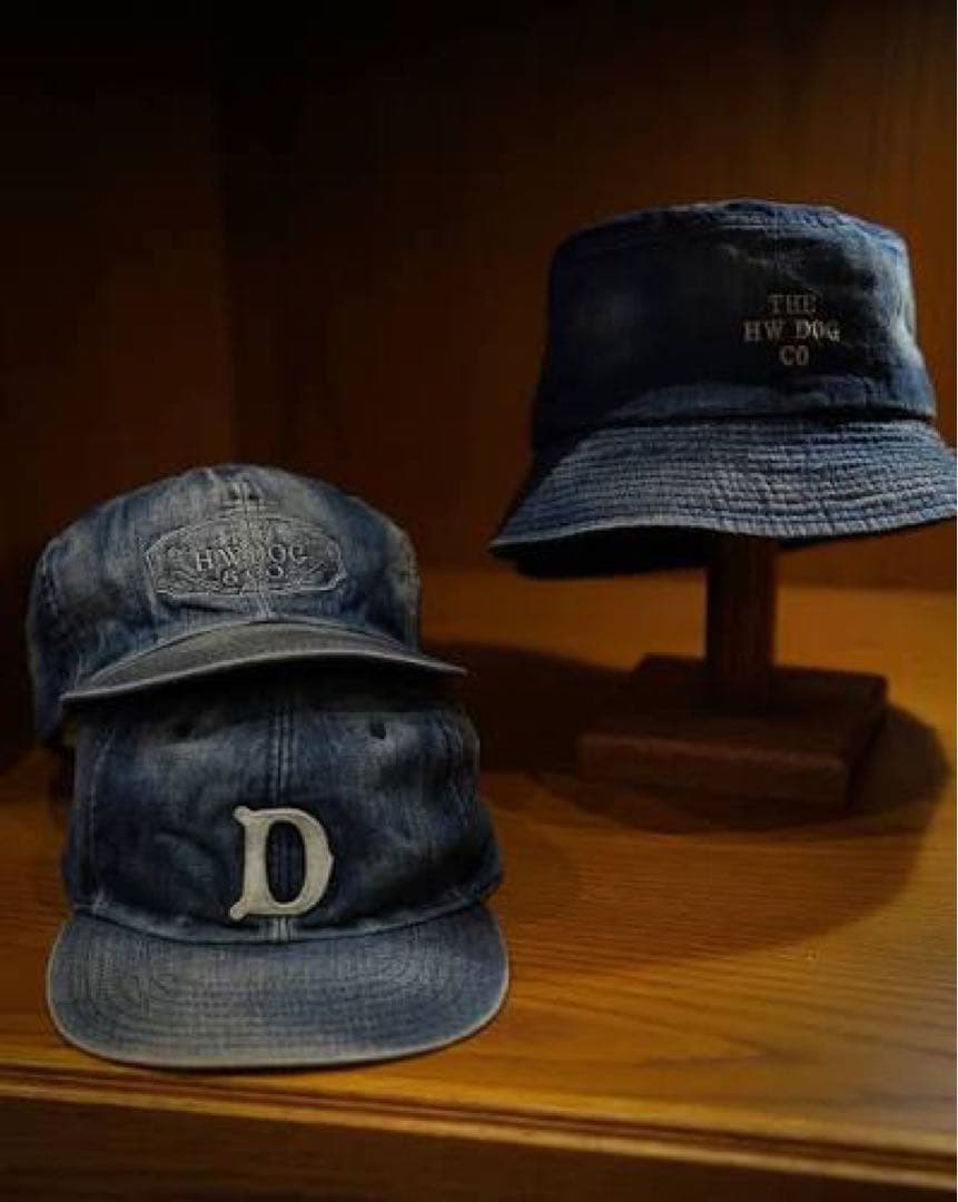 y*s様 H.W.dog ポップアップ　限定　デニムキャップ