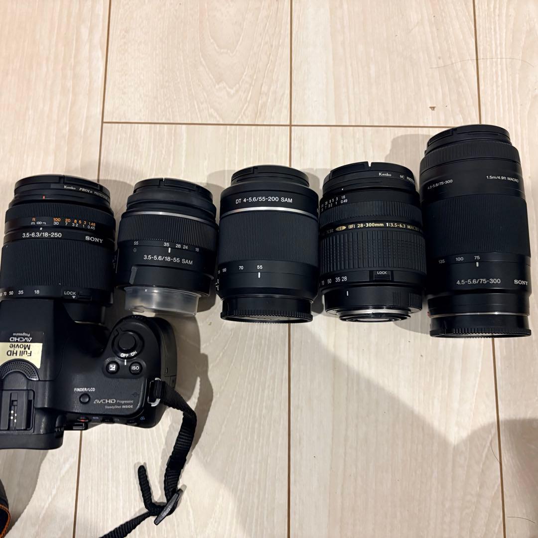 SONY α57 本体＋レンズ5個　セット　お買い得商品！！