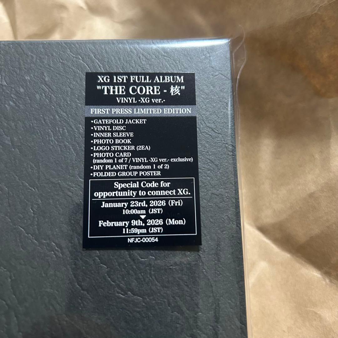 3 XG THE CORE 核 vinyl アナログ盤