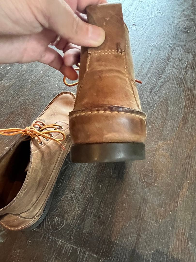 モカシンシューズ　BASS Jcrew コラボシューズ バス　ジェークルー