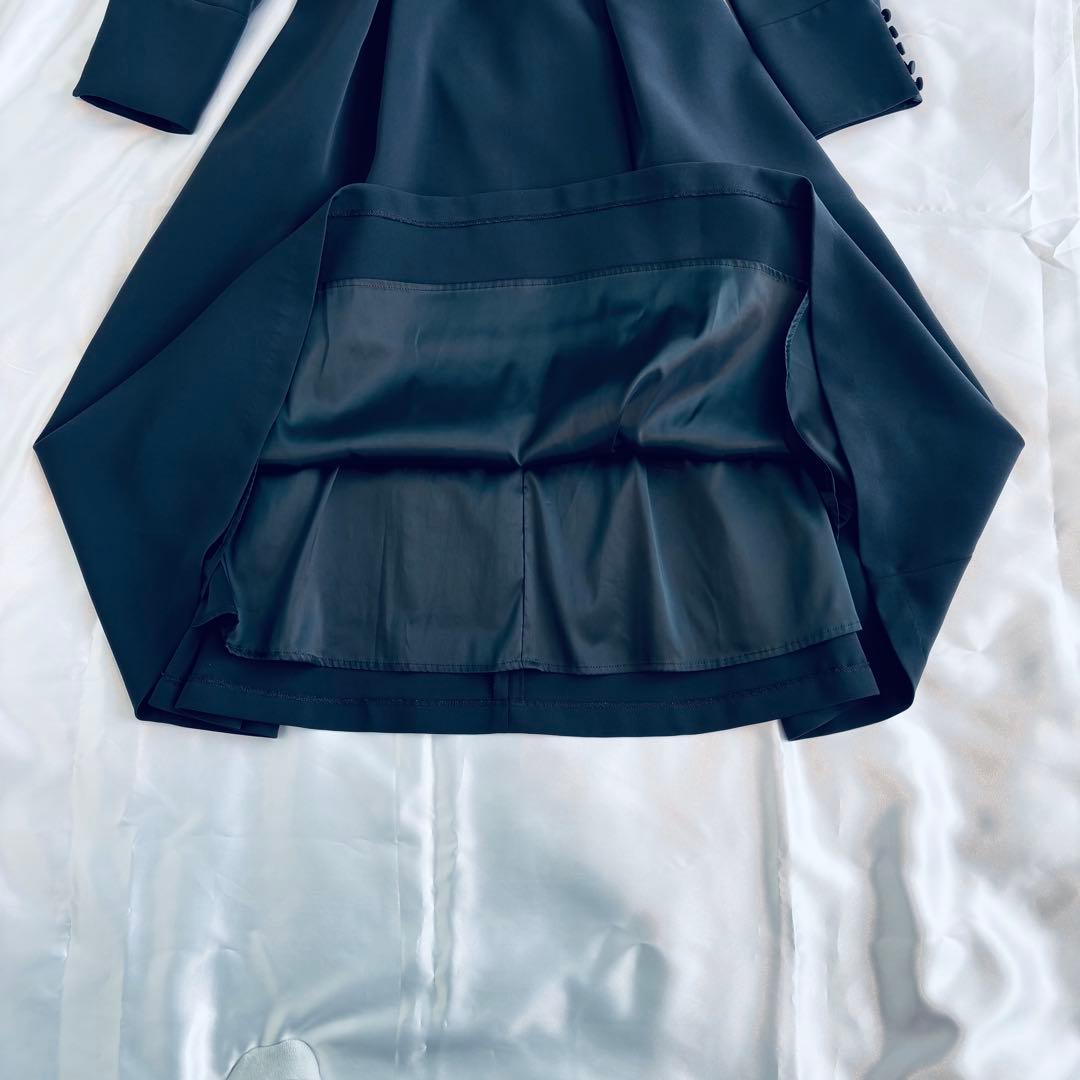 美品✨23区 VERYコラボ クラッシー タック ワンピース ネイビー　40 L