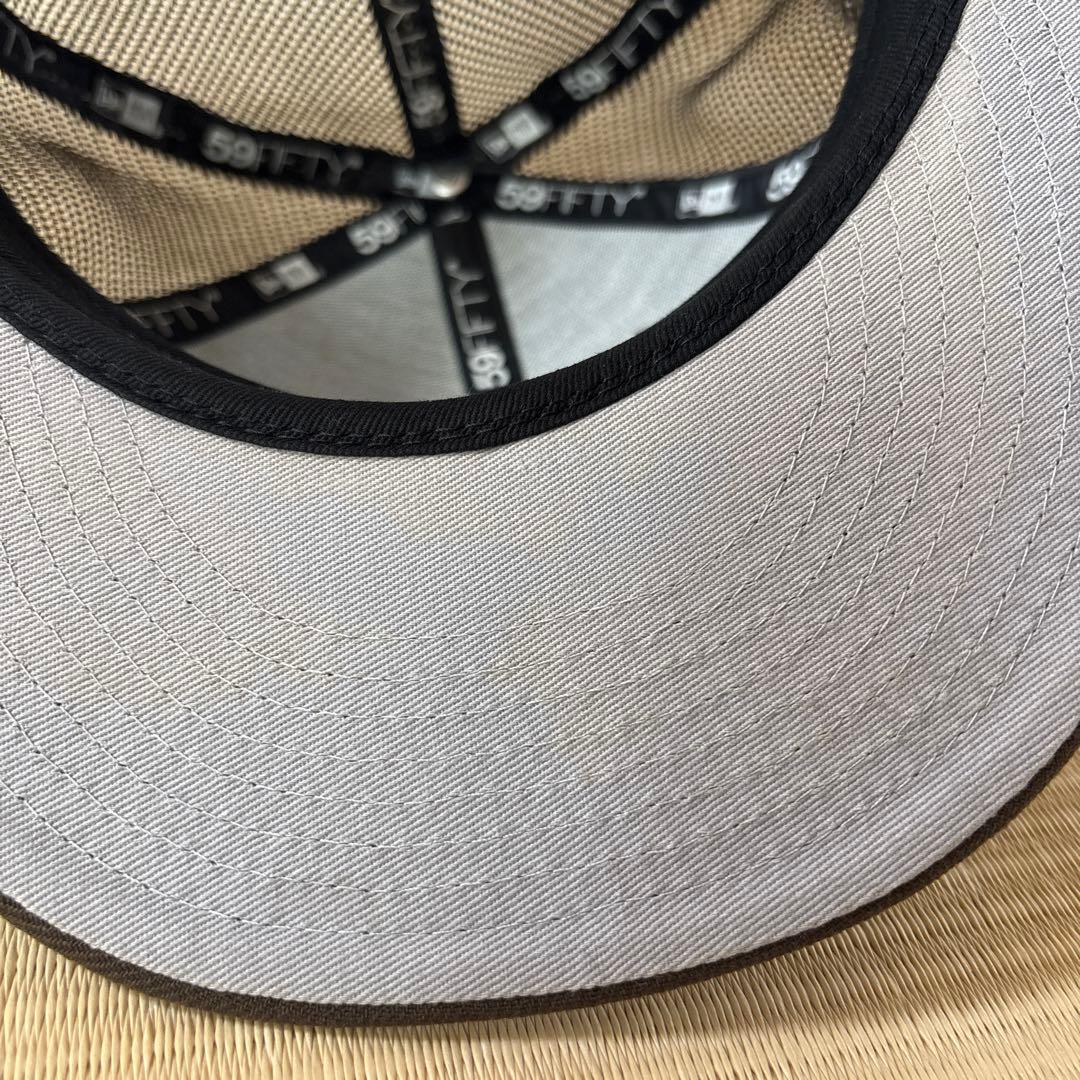 Supreme Box Logo Mesh Back New Era ブラウン
