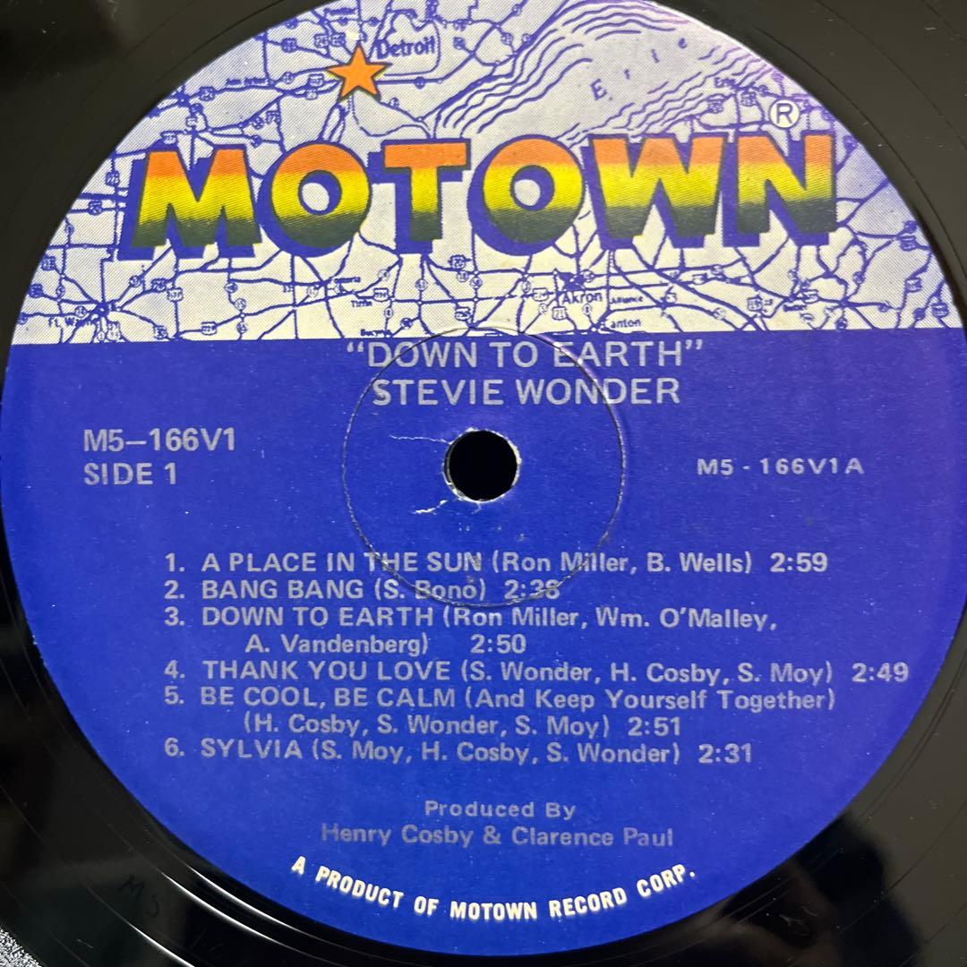 名盤Stevie Wonder down to earth レコード