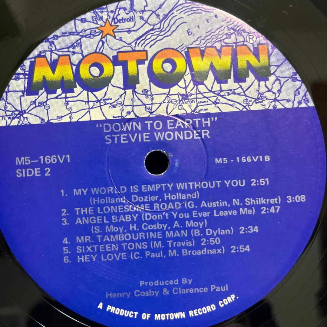 名盤Stevie Wonder down to earth レコード