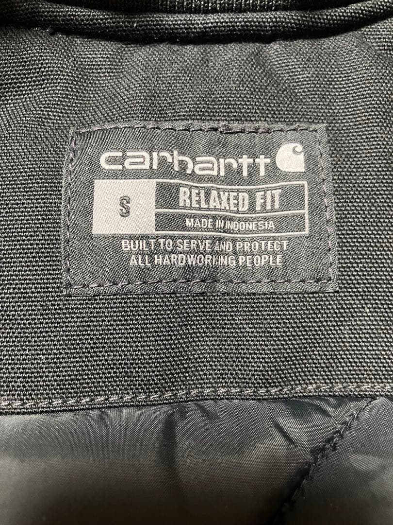 Carhartt ダックベスト Sサイズ V01 黒