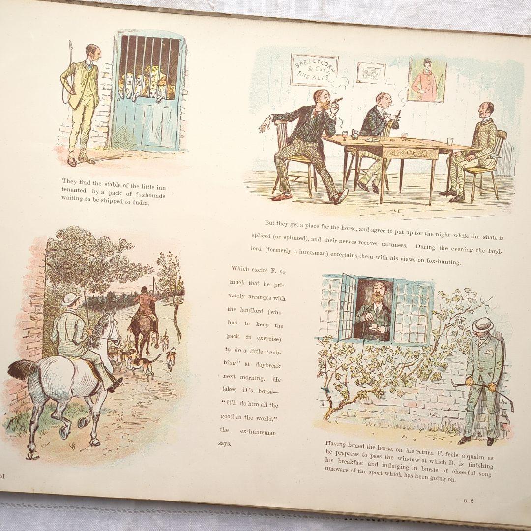 稀少1888アンティーク絵本 児童書 洋書古書 ヴンテージ ヴィクトリアン