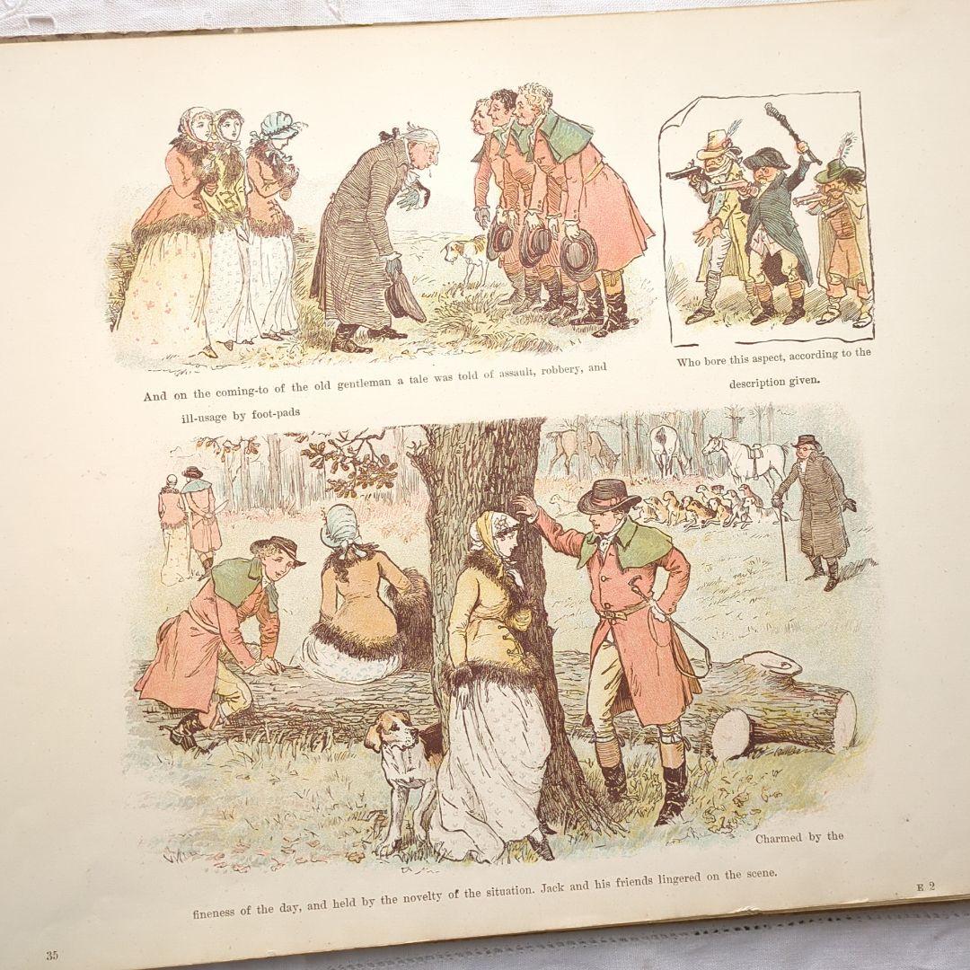 稀少1888アンティーク絵本 児童書 洋書古書 ヴンテージ ヴィクトリアン