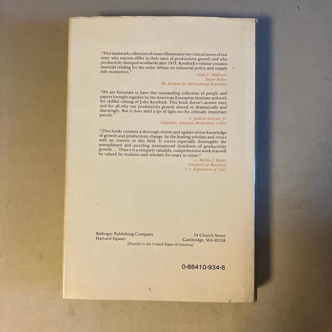 洋書 International Comparisons of Productivit