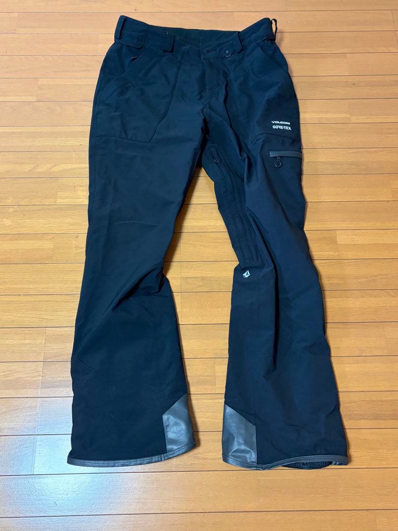 VOLCOM GORE-TEX スノーボードウェア 上下セット イエローブラック