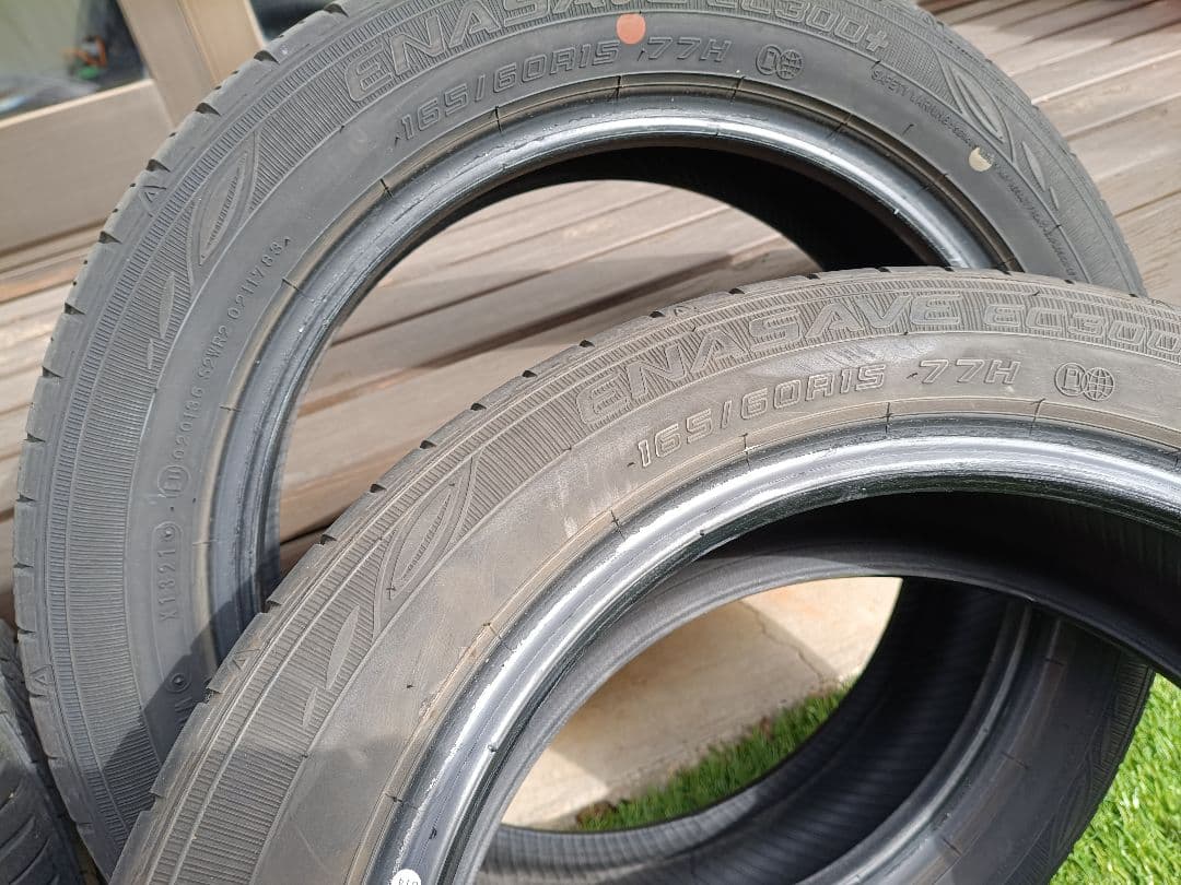 165/60R15 夏タイヤ 21年製 タイヤのみ