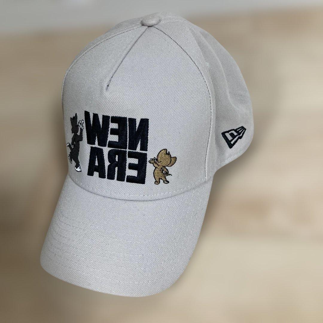 【激レアコラボ】NEW ERA　トムとジェリー　ベージュ色　未使用品　キャップ