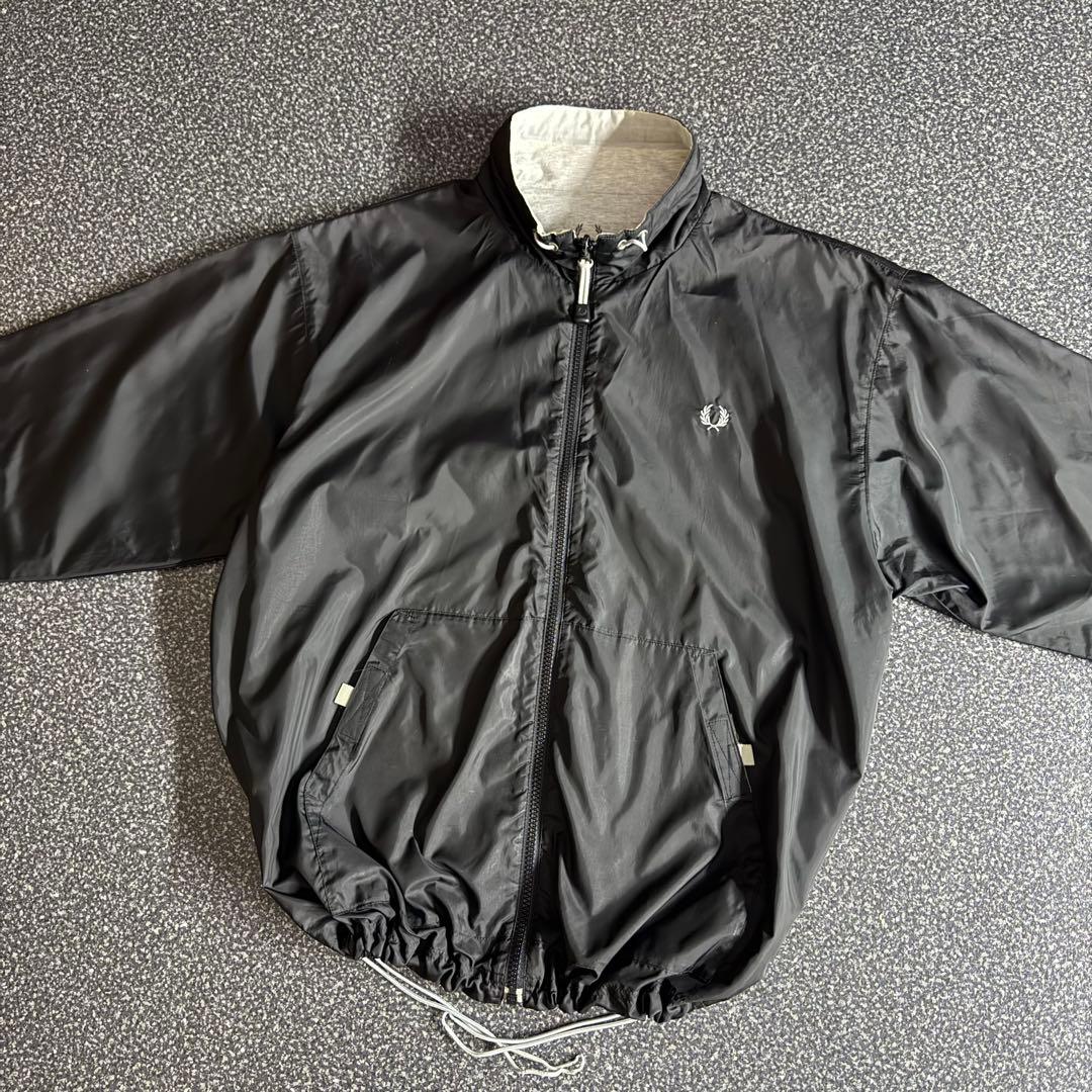 ジャケット・アウター 00s FRED PERRY nylon short jacket black