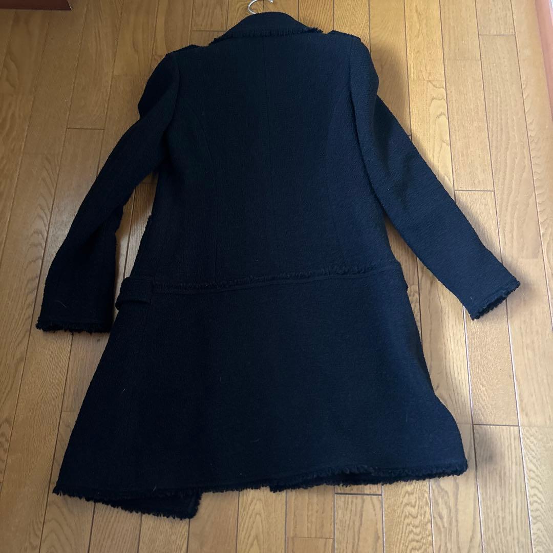 Rene ブラックロングジャケット　コート