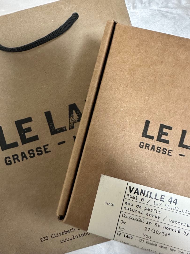【ほぼ未使用品】LE LABO VANILLE 44 50ml