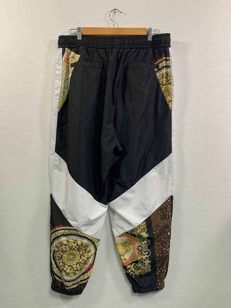 美品☆VERSACE バロック×グレカ メデューサロゴ トラックパンツ 56