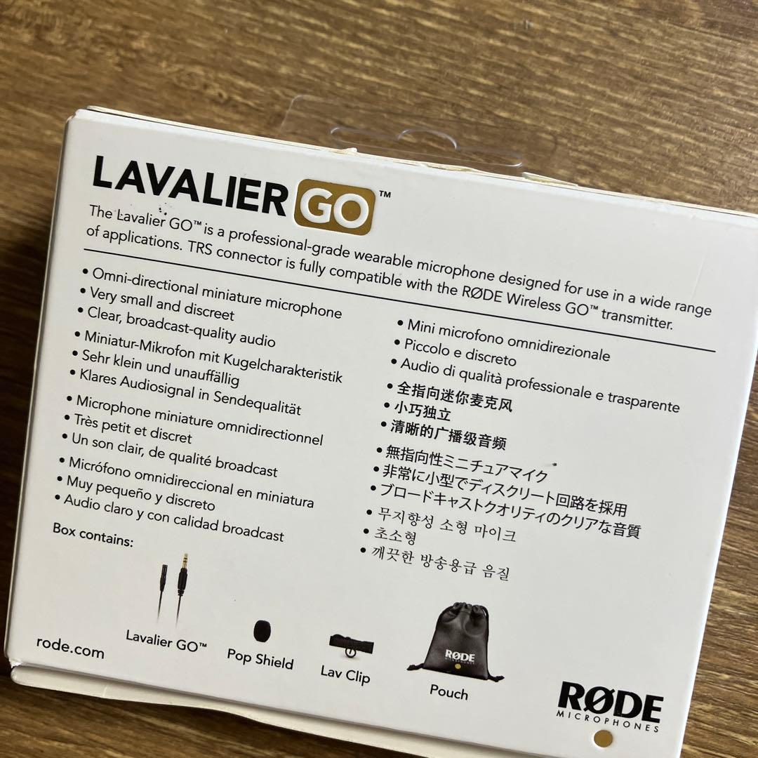 RODE LAVALIER GO ラベリアマイク